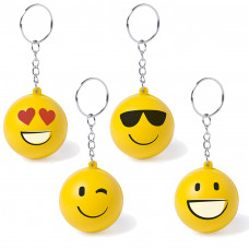 LLAVERO ANTIESTRÉS EMOJI PACK 4UNI